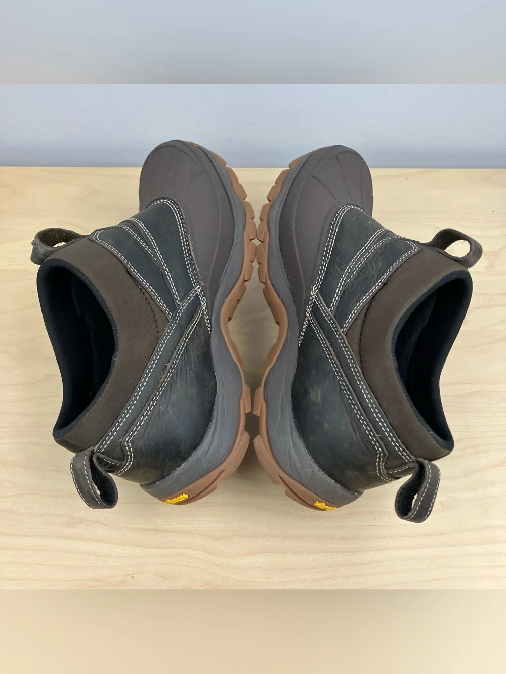 L.L. Bean Men’s Size 10.0 M Storm Chaser Low Slip On Brown Leather Duck Boots